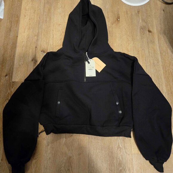 Blogilates - Marshmallow Half Zip Hooded Sweatshirt - Picture 3 of 3